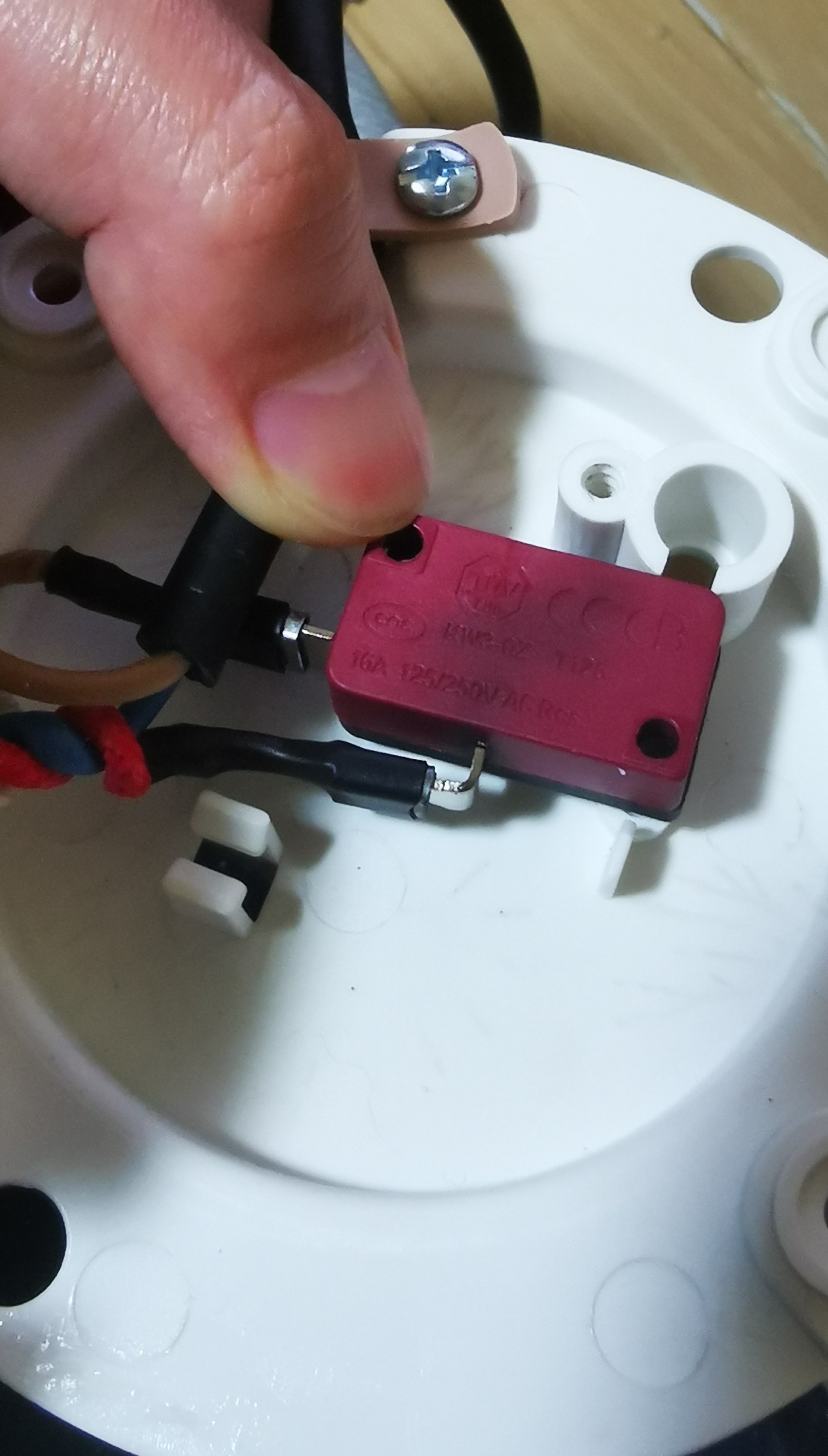 按压测试微动开关(原红色外壳件)